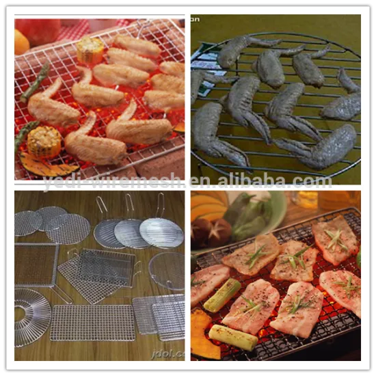 High quality woven/crimped Barbecue Wire Mesh processes of weaving, welding, stamping, shaping and polishing
