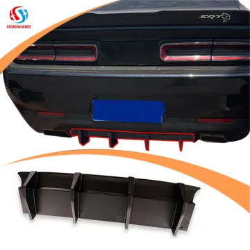 Carbon Fiber Rear Bumper Lip & Diffuser for Dodge Challenger 2015-2021
