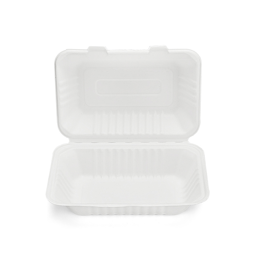 9 &#39;&#39;*6 &#39;*3&#39;&#39;Clamshell bagasse bookse biodeable