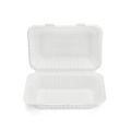 Caixas de alimentos descartáveis ​​Takeaway Packaging Bagasse Bagasse