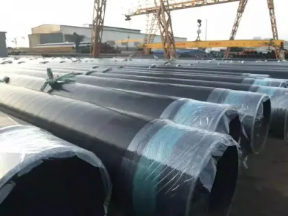 Black Water Supply Plastic Coated Steel Pipe