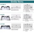 Cupc Kitchen Basin 304 Undermount en acier inoxydable