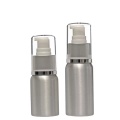 Skin care plastic lotion pump aluminum bottle container