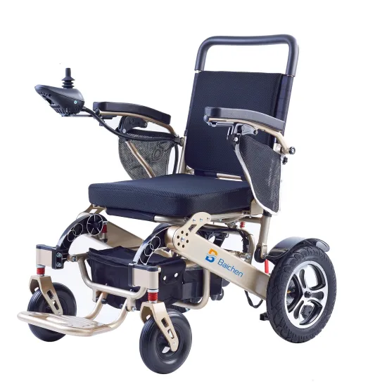 Electric Power Wheelchairs with Pneumatic Tires and 24V Motor