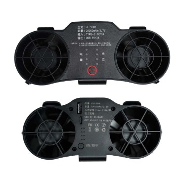 Waist-Mounted USB Fan: Portable Power Bank Fan for Outdoor Activities