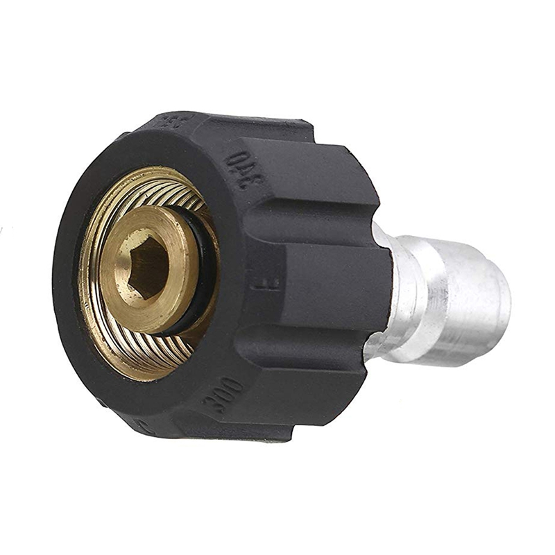 Ensemble adaptateur de lave-glace à haute pression, pistolet pour baiser M22 à 1/4 '' Quick Connect