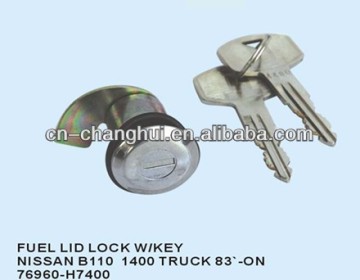 Fuel lid lock with key FOR Nissan B110 1400 TRUCK 83 ' - ON
