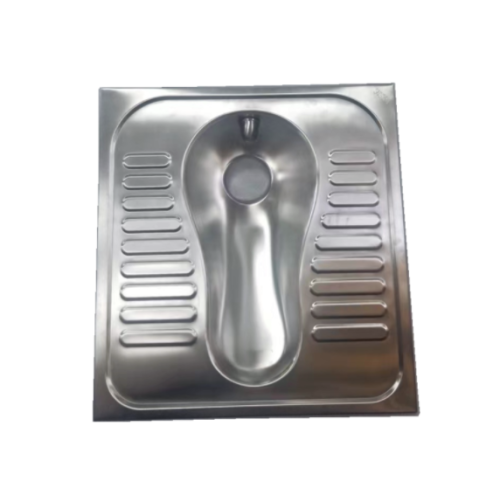 Edelstahl hockende Toilette