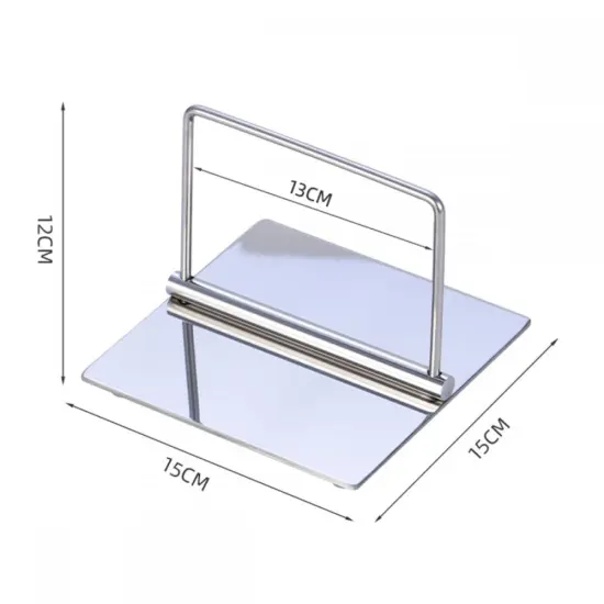Square pressure rod stainless thick paper towel holder