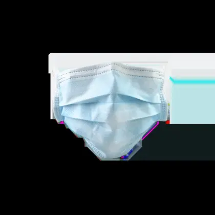medical diaposable blue face masks