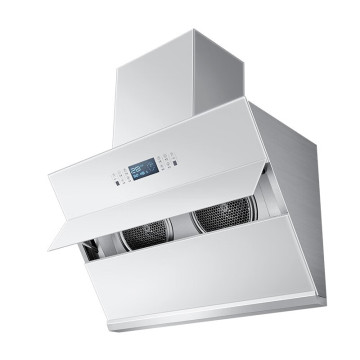 kitchen white 900mm range hood  smart smoke extractor hood cooker chimney exhaust range hood  for kitchen