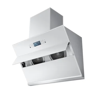 kitchen white 900mm range hood  smart smoke extractor hood cooker chimney exhaust range hood  for kitchen