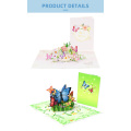 3D Butterfly Pop Up üdvözlőlap