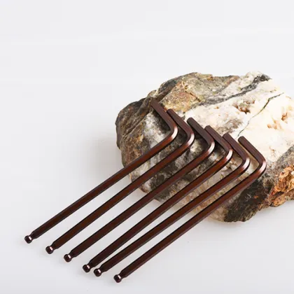 High quality crv steel 9pcs ball end allen wrench hex key set