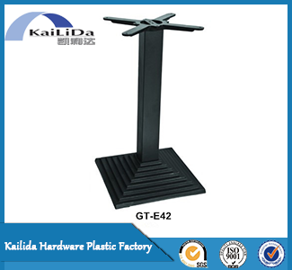 Metal table stand for marble tops