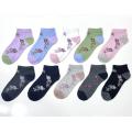 Socks with a popular flower pattern