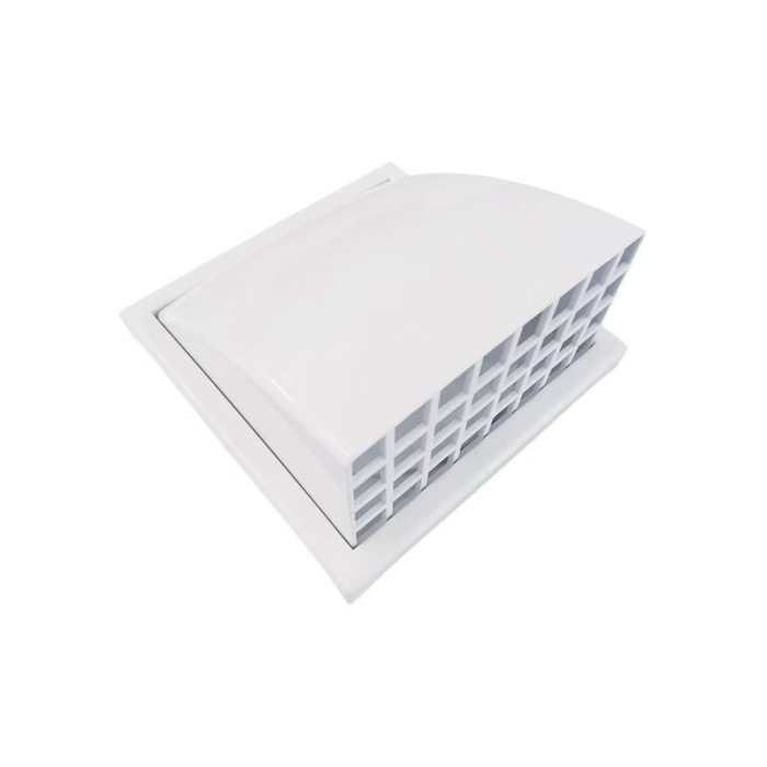 Ventilasi pembuangan penutup hujan dinding eksterior ABS