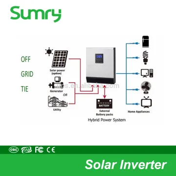 High frequency 5kva solar inverter 4000w, hybrid solar inverter with mppt 48V 60A