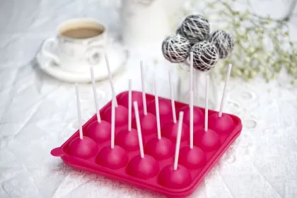 Beautiful and popular silicone cake pop maker lollipop candy mold