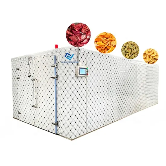PLC control industrial 500kg-1000kg fruits vegetables drying machine fruit dehydrator food heat pump dryers machines