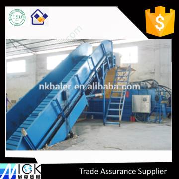 Unique automatic strapping device Horizontal Baling compressor