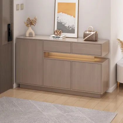 High Living Room Shoe Cabinet Household Door Entrance Cabinet