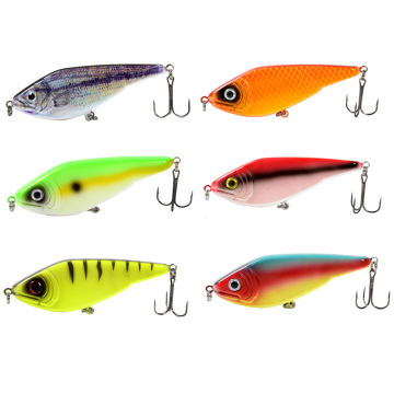 Newbility 12cm 52g βύθιση VIB σκληρό ABS Πλαστικό σκυλί περπάτημα Lure