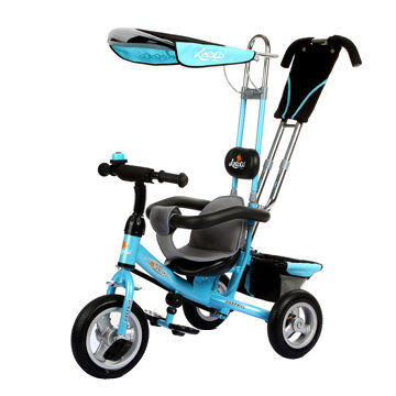 Children's tricycles, luxury/man push hand bar/easy to co-operate/flexible/for over 18-month babies
