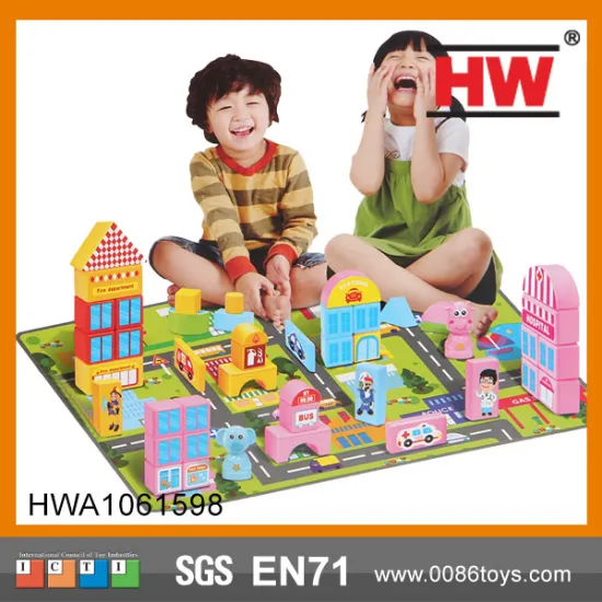 Good Quality blocks 83 piece games children's to play