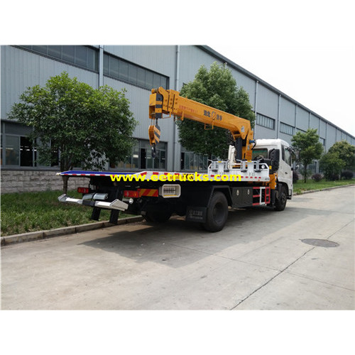 Dongfeng 8T Wrecker Recovery Vehicles with Crane