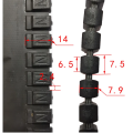 Fast PVC Auto-recovery Zipper Self-repair Door