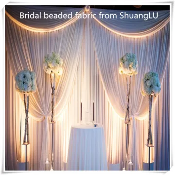 100 polyester plain net mesh fabric for decoration