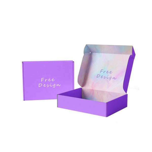 Moq 1Pcs coloful Top Quality Laminated Packaging Box