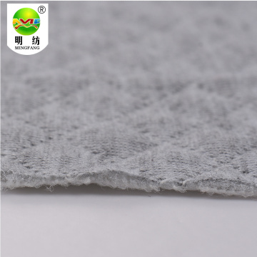 Wholesale polyester knitted jacquard stocklot fabric