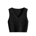 Women's Cable Knit Crop Sweater