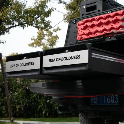Aluminum Truck Bed Storage Drawers System Double Drawers