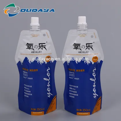 350ML Mountain Spring Water Pouch Bag with spout