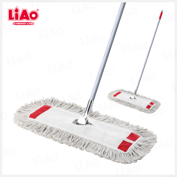 LiAo 60cm bomullsmopp |128cm metallhandtag