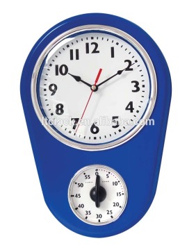 Colorful plastic wall cheap timer kitchen clock