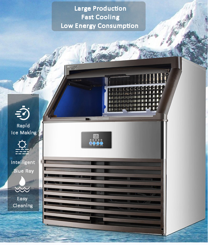 Kwaliteit Chinese producten Klein huis of hotel 45 kg 24 uur IJsblokken Machine Commercial