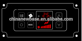 Electric auto air conditioning controller for electromotive vehicle