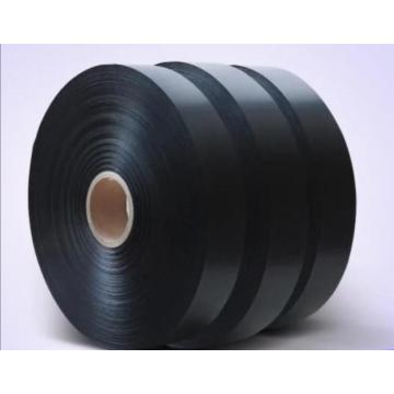 Wholesale Double Side Black Polyester Satin Ribbon for Printed Garment Label Tape