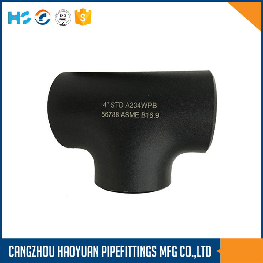 Carbon SteelASME B16.9 Pipe Fitting Seamless Straight Tee