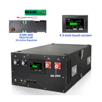 Diy 48V 200A LiFePO4 Battery Box Kit with BMS, LCD Touchscreen, and 51.2V 280AH Capacity