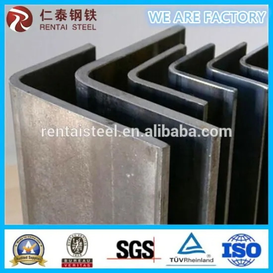 MS equal/unequal black & galvanized steel angle bar