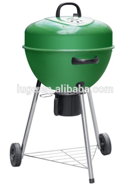 Large charcoal grill with wheels Model# BBQ/E-1416
