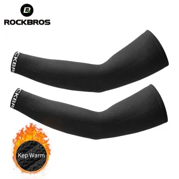 Breathable Polyester Arm Covers with UV Protection and Compression for Running
