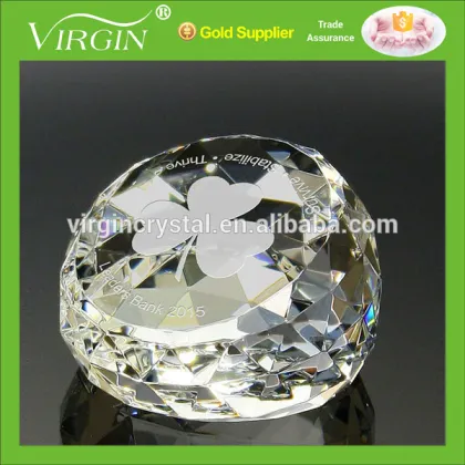 Blank Glass Crystal Paperweight