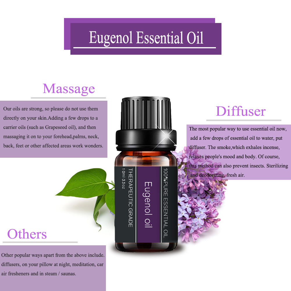 Private Label 100% Pure Natural Eugenol Essential Oil