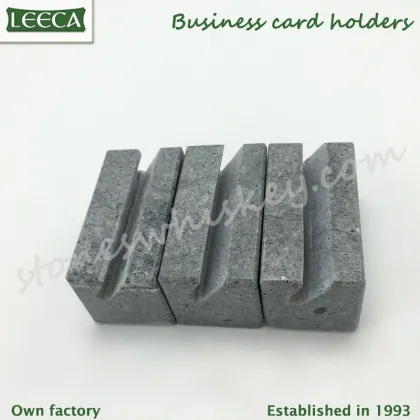 Soapstone rock business card holders promotional gifts